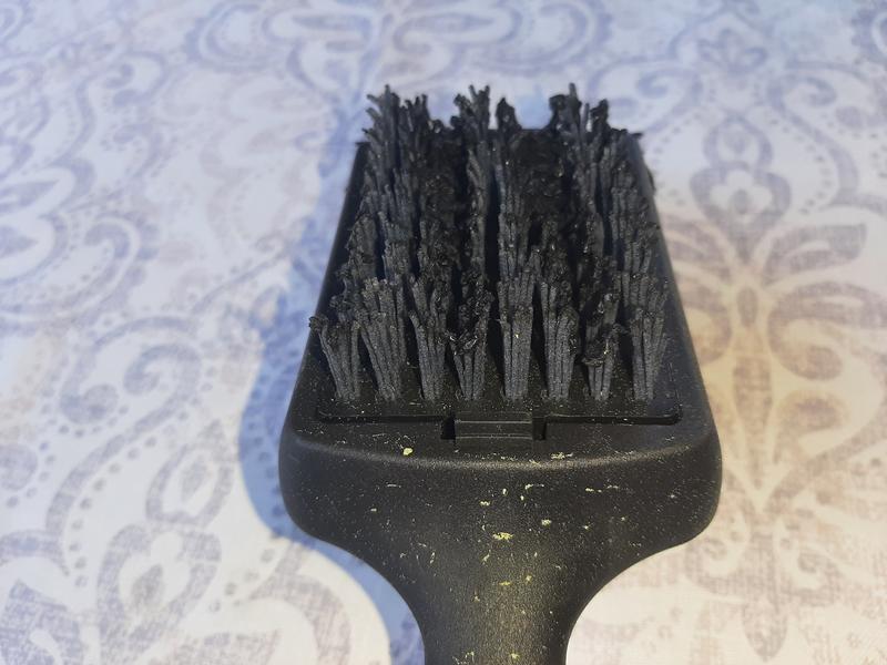 Melted bristles