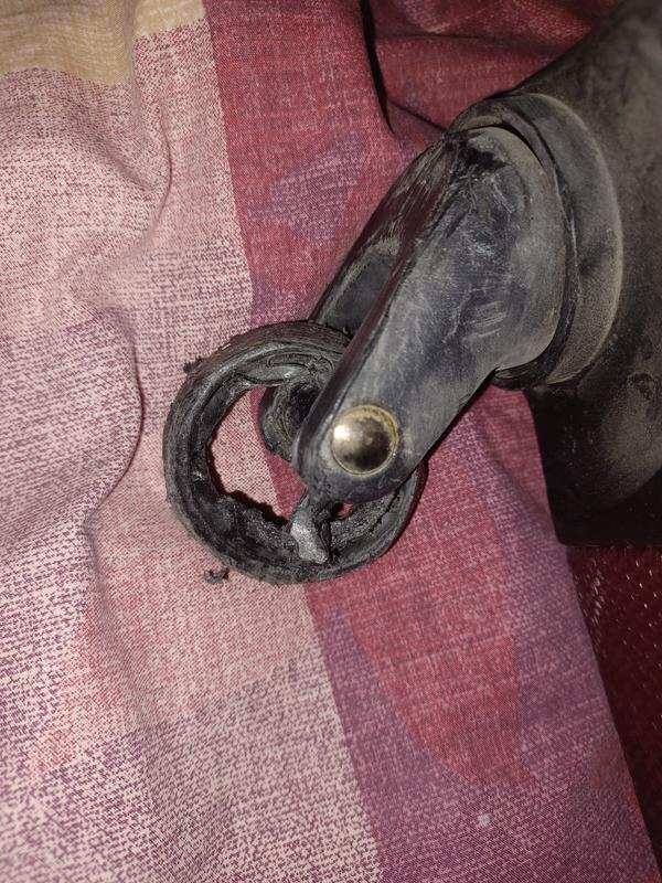 Damaged wheel after 1 use