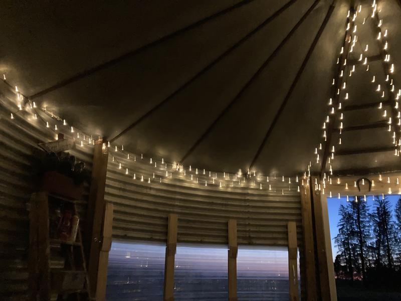 CANVAS Outdoor Warm White LED Solar Mayne Garden String Lights