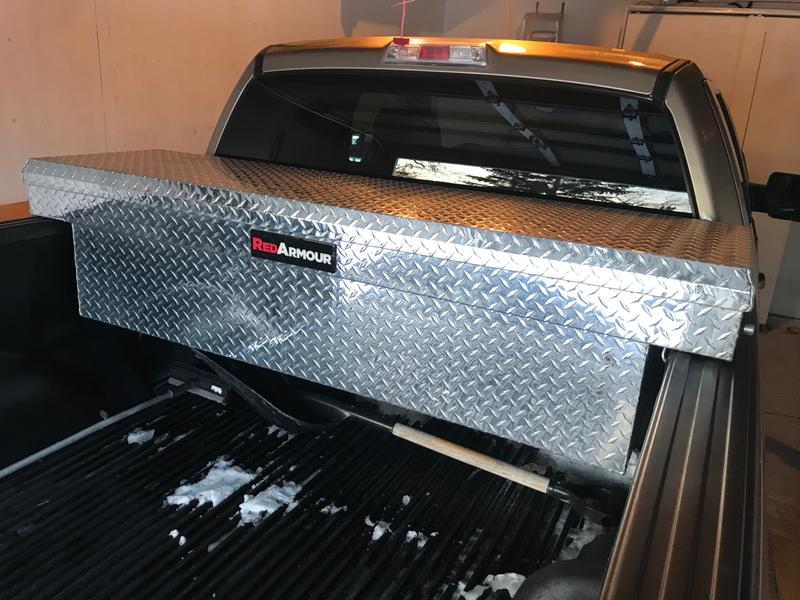 Box mounted on an F150