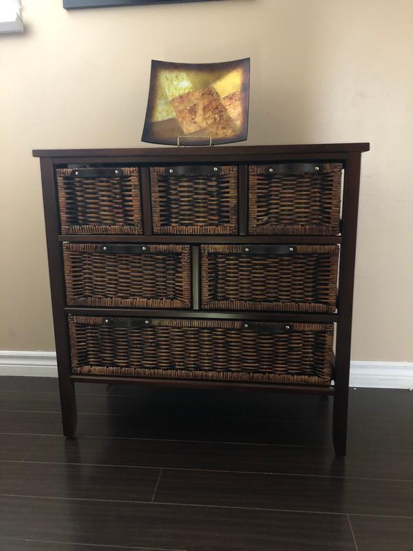 For Living Verona Basket Front 4-Drawer Storage Chest/Dresser