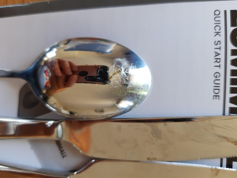 Coating is cracking and knives are staining.  I'm not talking about the water marks