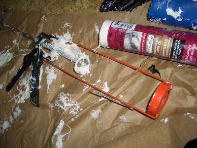 Failed caulk gun