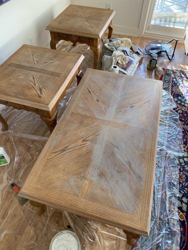 After wiping with mineral spirits 3 days later.