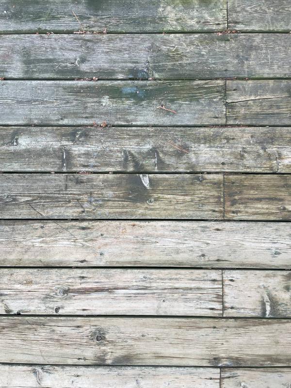 Some before and after comparison of the deck after 1 pass, once i finish I want to stain + seal!