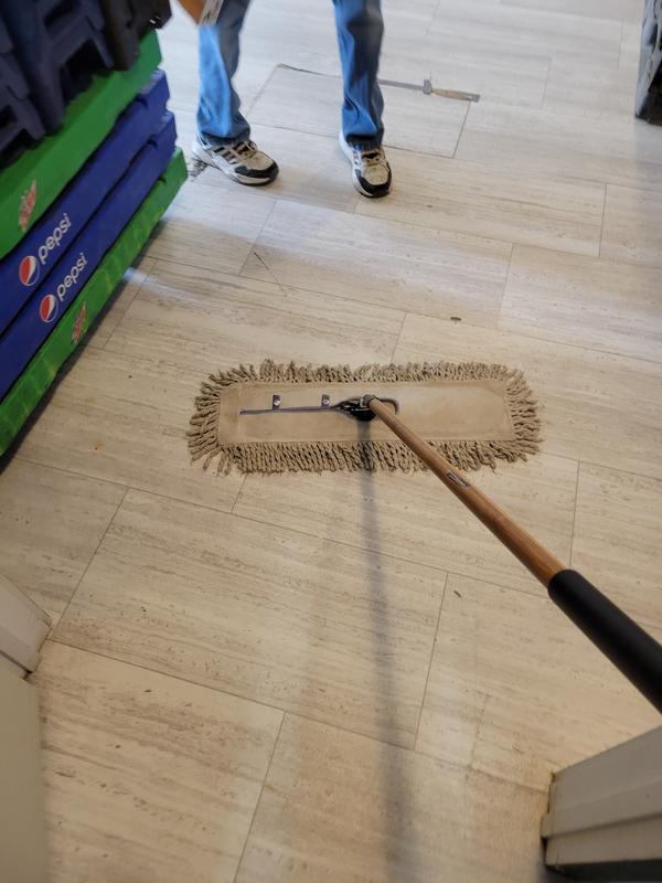 Gathers and holds onto all dust bunnies and larger dirt, papers etc. Worth it