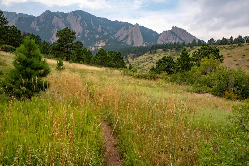 Flatiron Range from Trailhead