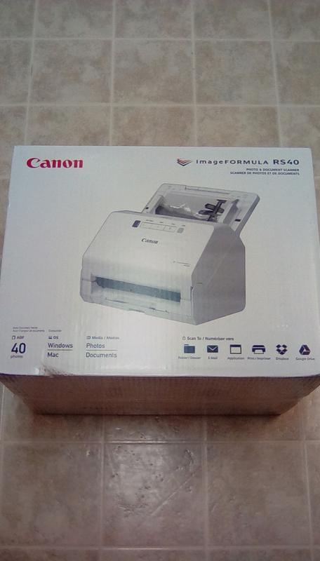 Canon imageFORMULA RS40 Photo and Document Scanner