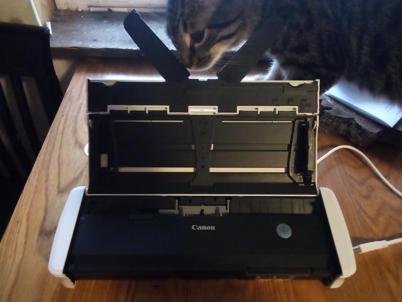 Canon Scanner Opened