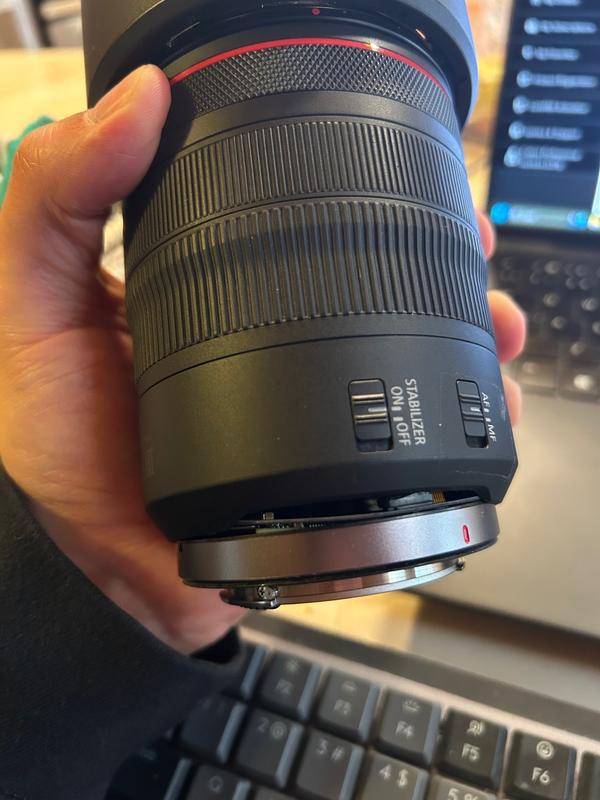 Broken at lens mount