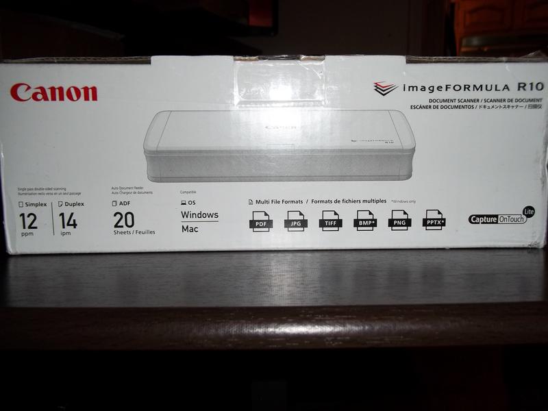 CanonUSA - imageFORMULA R10 Personal Document Scanner