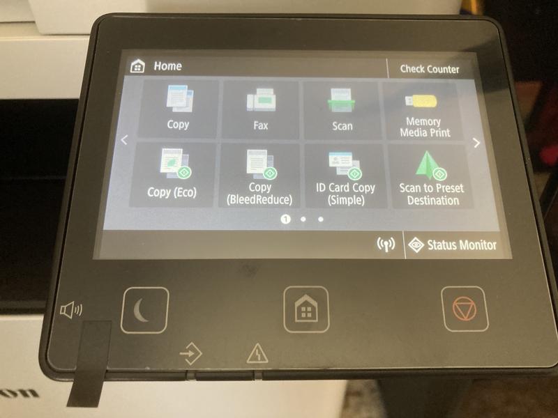 Canon imageCLASS D1650 Wireless Multifunction Laser Printer Copy/Fax ...
