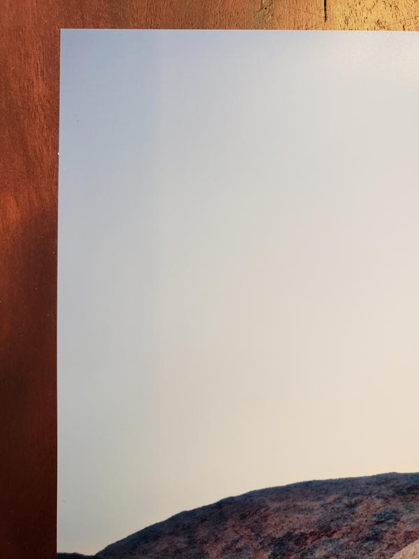 I hear the printer, 'skip or stop' towards the end of printing: A white line every time :(