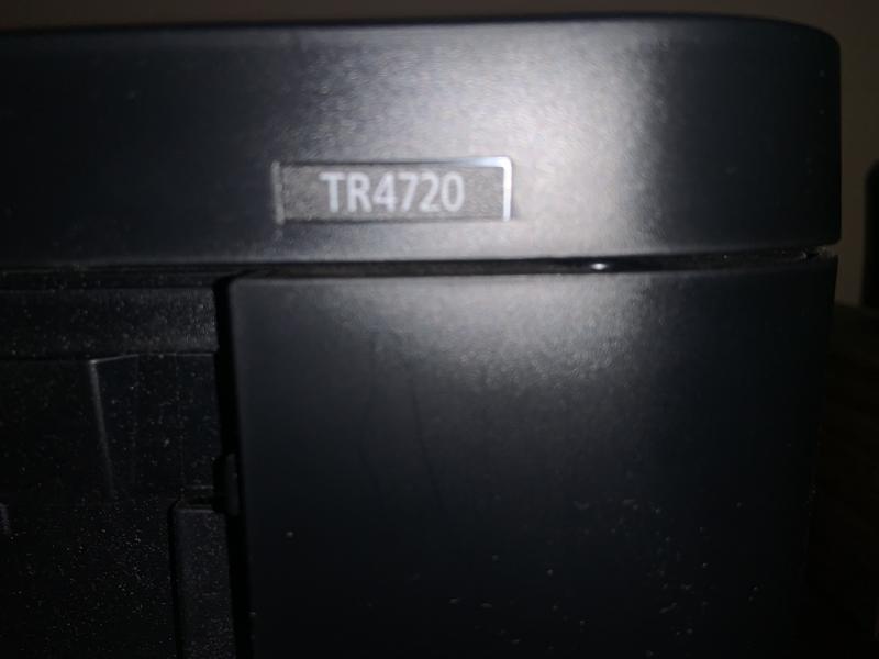 Picture of data tag and model number