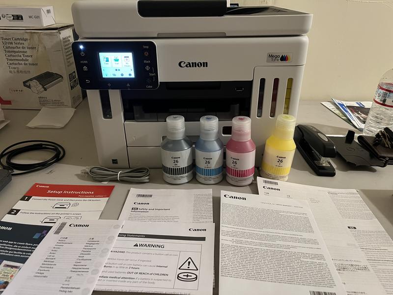 Printer With everything in the box.