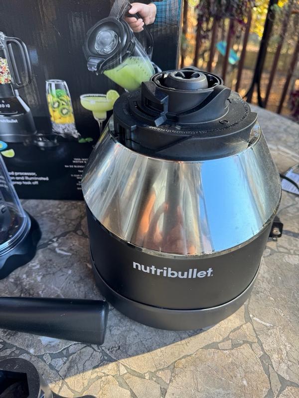 NutriBullet 64 Oz Triple Prep System 3 Speed Multifaceted Blender 7 Cup  Food Processor Attachment in Gray NBKS50100 - The Home Depot