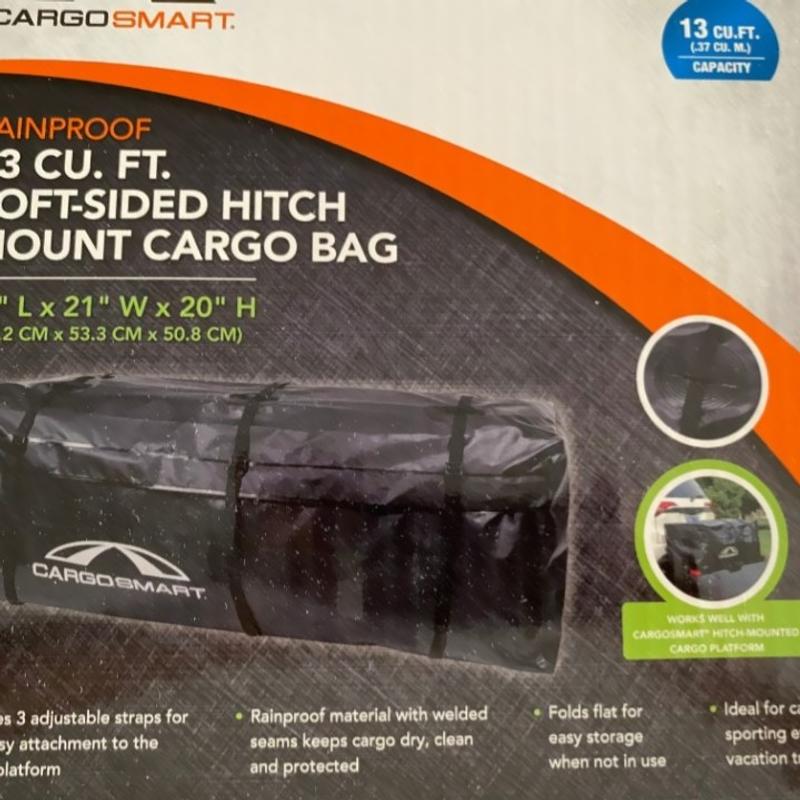 CargoSmart 6615 Waterproof Automotive Hitch Mount Cargo Bag, 13 Cubic ft,  Black 