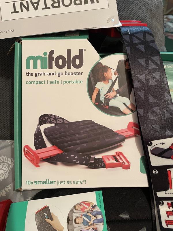 mifold Comfort Backless Car Booster Seat buybuy BABY
