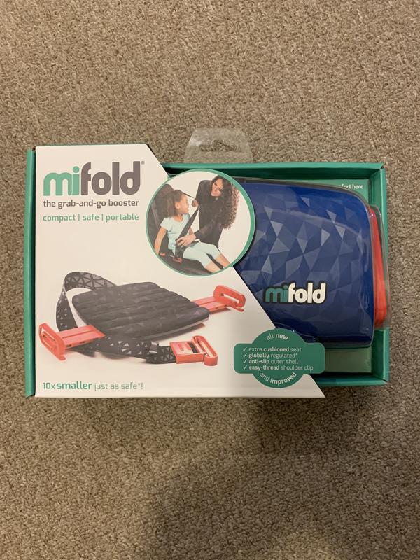 mifold Comfort Backless Car Booster Seat buybuy BABY