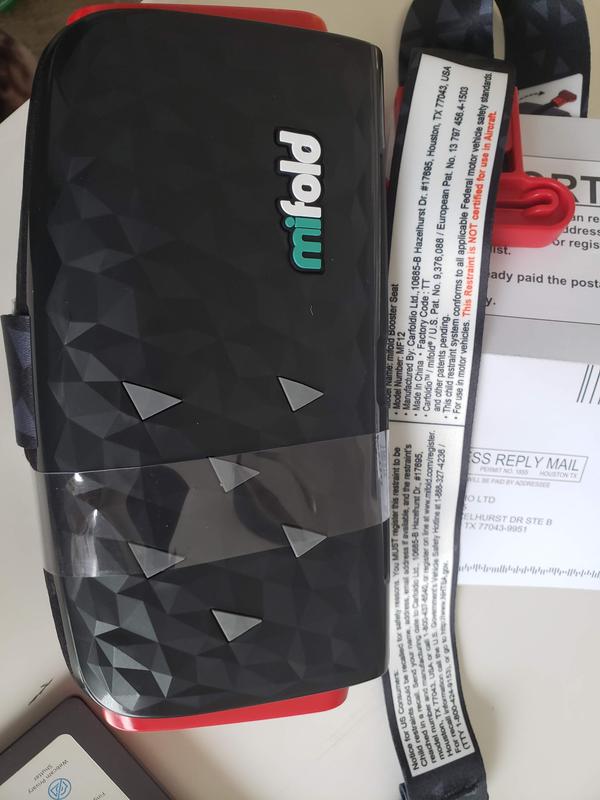 mifold Comfort Backless Car Booster Seat buybuy BABY