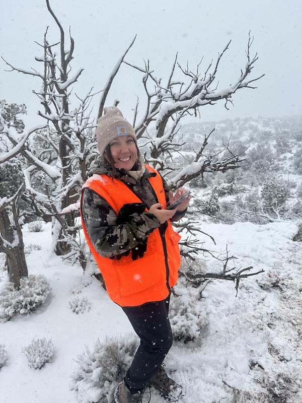 Even stayed dry in the snow!