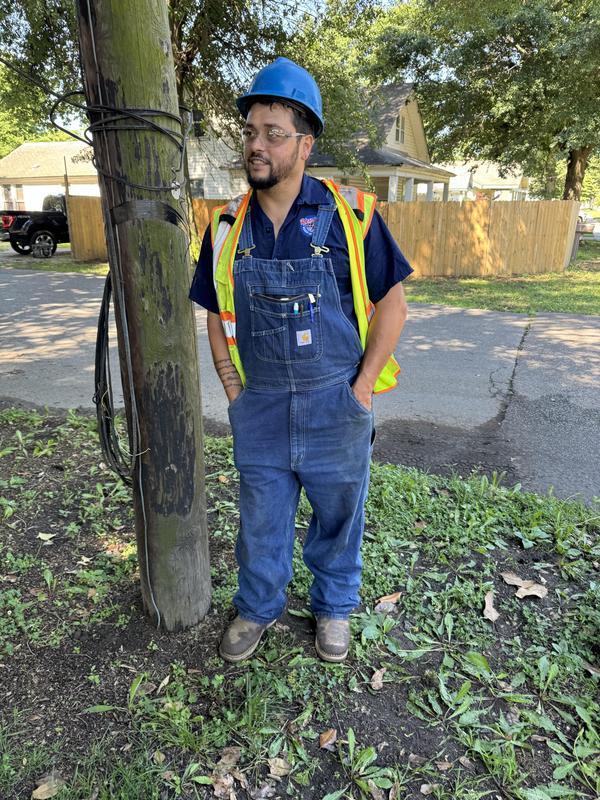 Carhartt Men's Loose Fit Washed Cotton Denim High Back Bib Overalls | Marks