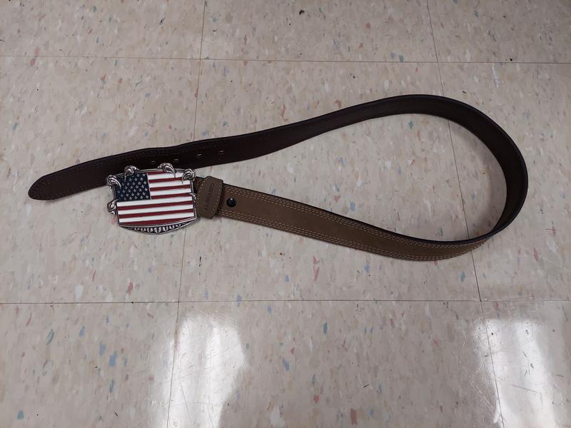 Belt with buckle,  sold separately
