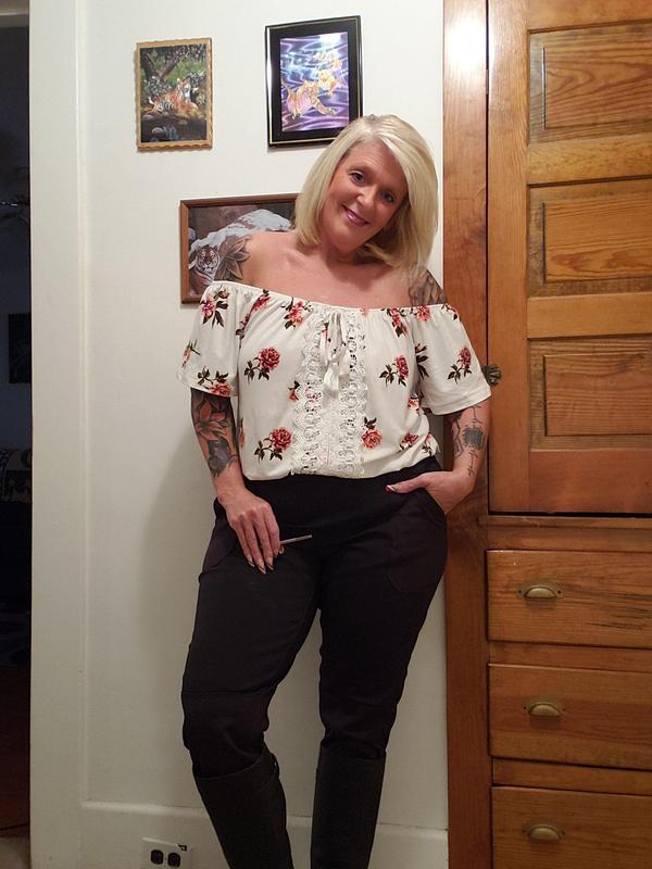 From work to casual with just changing my shirt and shoes.
