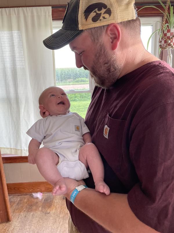 Loves her Daddy in their Carhartt outfits!!
