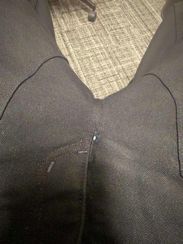 This is the 2nd time I've worn them, and the crotch is coming apart.