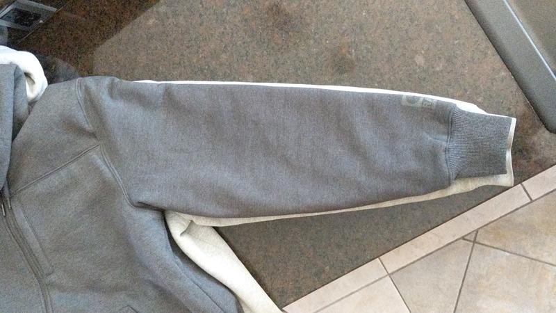 The sleeve, old versus new.