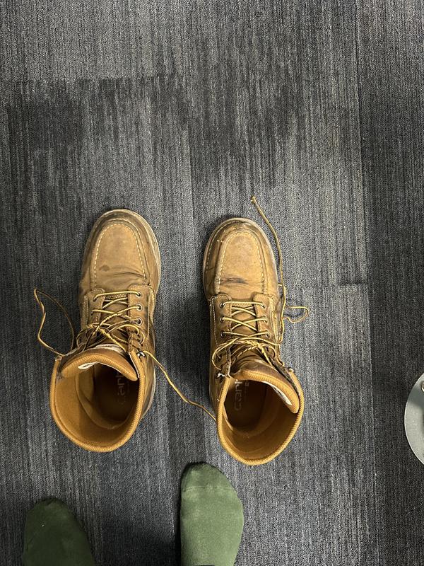 Top view after 8 months of wear