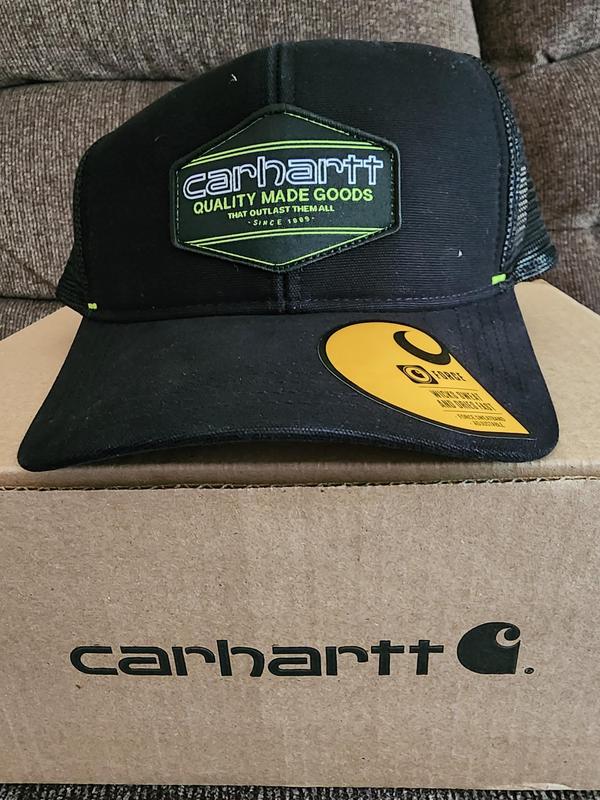 Carhartt Canvas Mesh-Back Quality Made Goods Patch Cap