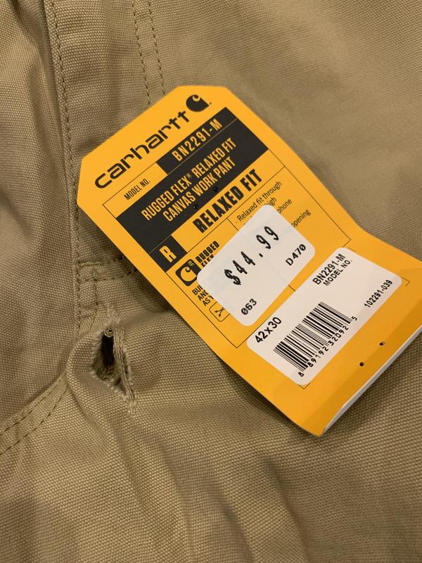 Men's Rugged Flex 5-Pocket Gravel Work Pants by Carhartt at Fleet Farm