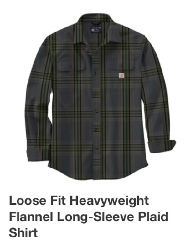 Carhartt long sleeve outlet flannel