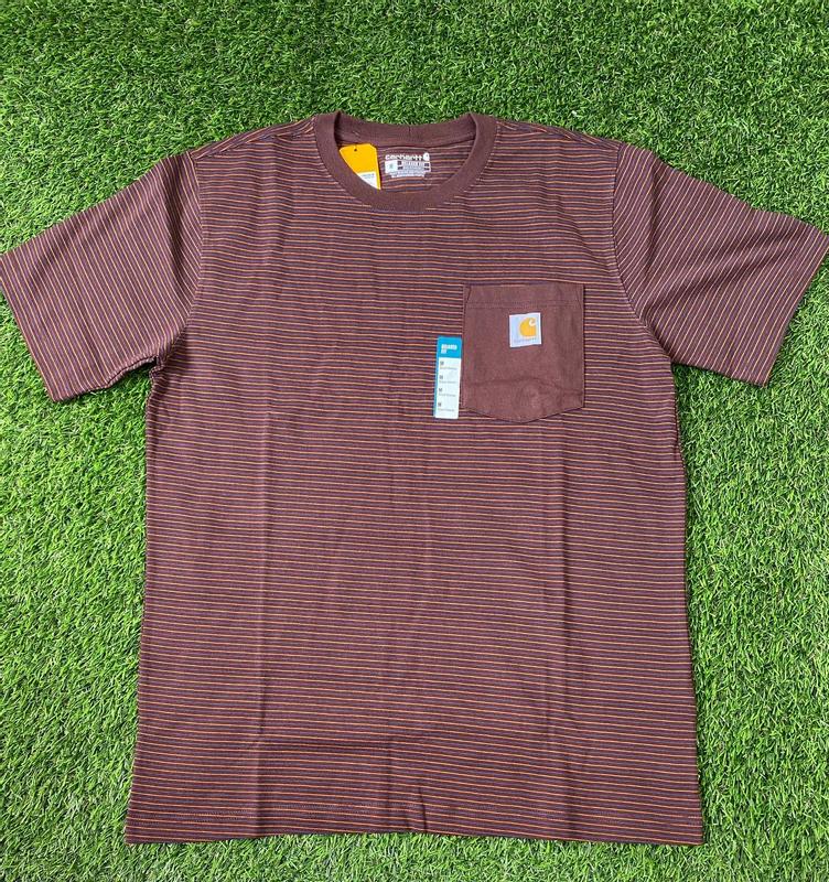 Real item is stripe with pocket.