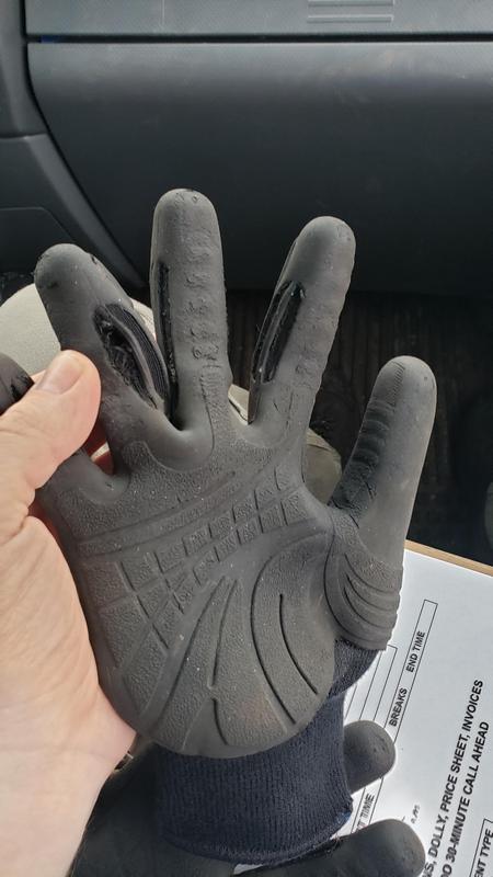 Going on 3 work weeks of daily use. Honestly not bad. The rubber should go around the entire finger.