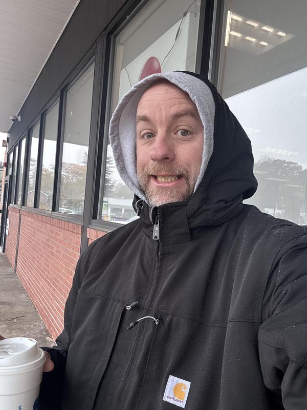 35 mph cold wind. Carhartt for the win!!!