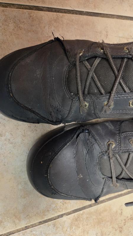 Both boots failing in same area