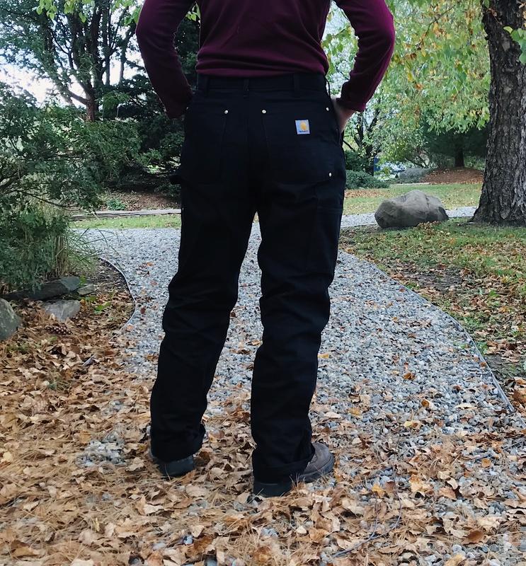 Firm duck double front work pants a year apart : r/Carhartt