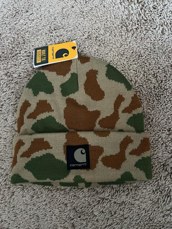 Carhartt cheap camo beanie