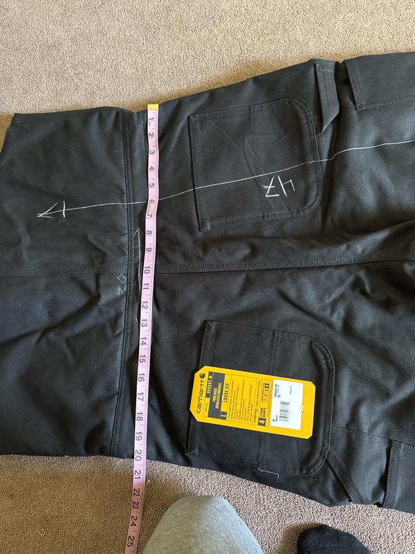 Carhartt Men's Loose Fit Firm Duck Insulated Biberalls at