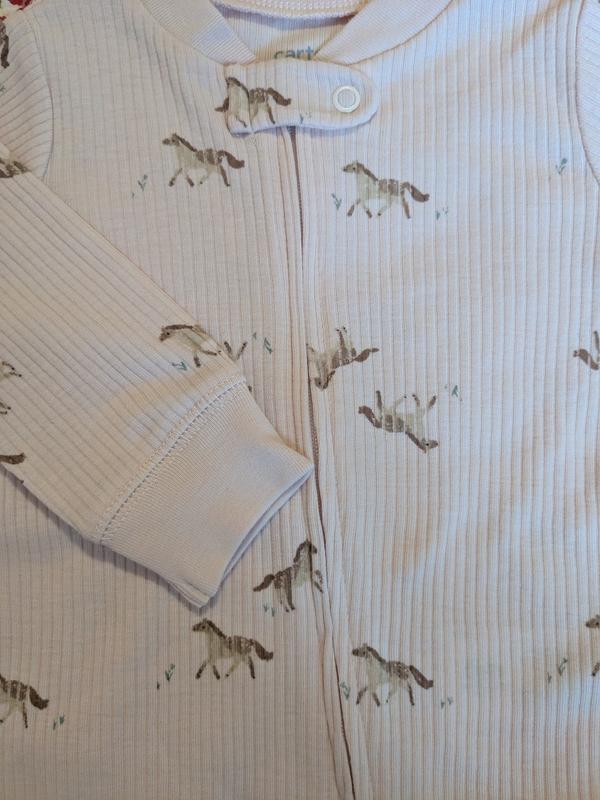 Baby Halloween 2-Way Zip Cotton Sleep & Play Pajamas - Ivory