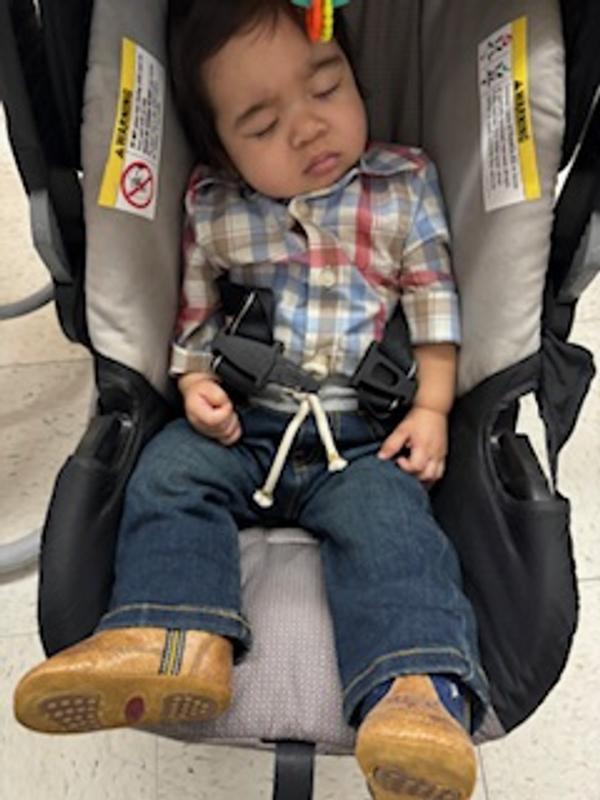 His first Rodeo. Love the shirt and quality