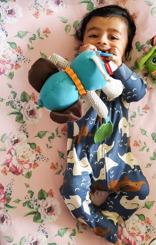 My teething elephant toy