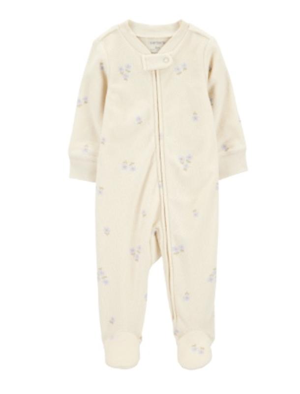 Baby Halloween 2-Way Zip Cotton Sleep & Play Pajamas - Ivory