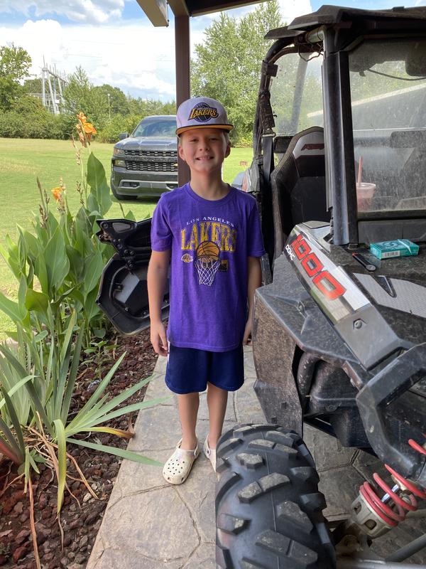 My grandson in his Lakers T-shirt ! Isn’t he handsome !