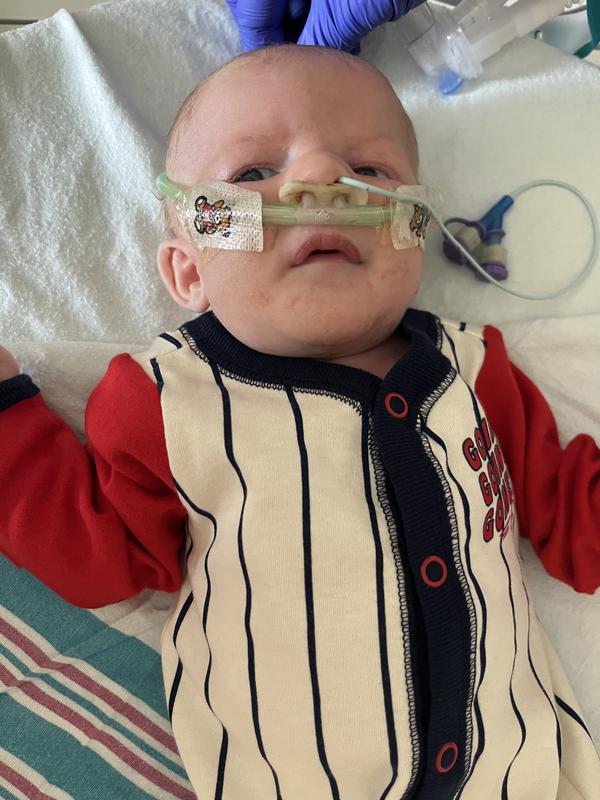 First day, getting dressed in the hospital after major open heart surgery