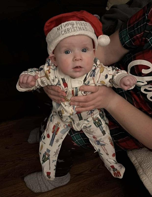 Baby's first christmas hat clearance