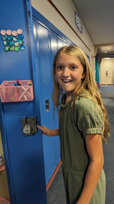 Locker break, in style!